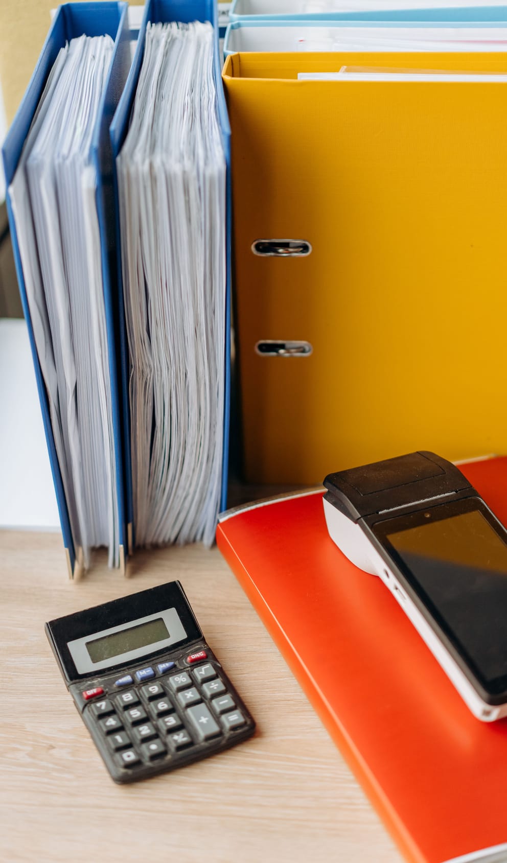 Business documents and calculator, category imagery from the ACP catalogue